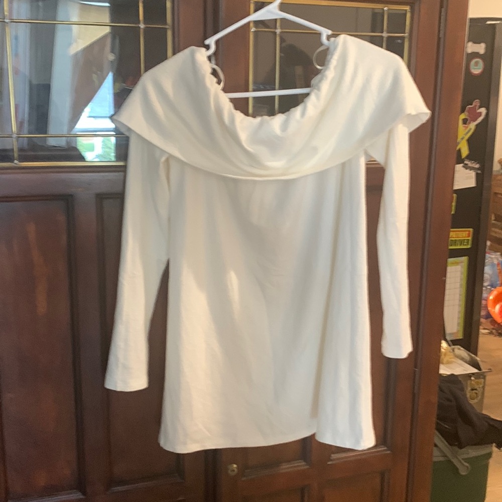 On or off the shoulder sweater